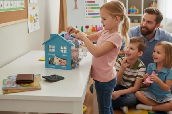 Wie Sie Ihren Kindern gute Spargewohnheiten vermitteln können
